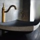 Basalt Leaf Marble Sink