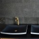 Basalt Leaf Marble Sink