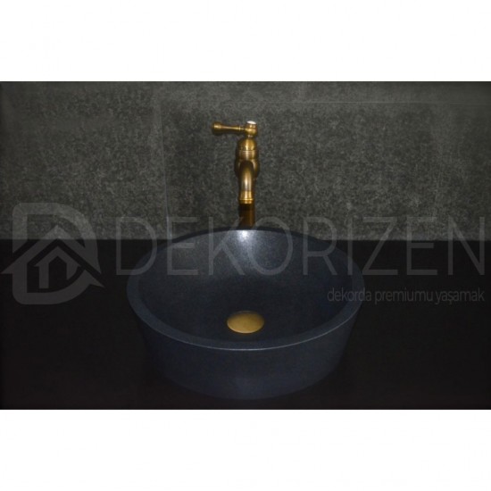 Basalt Cone Marble Sink