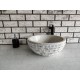 Beige Bowl Split Marble Sink