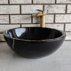 Taurus Black Dish Marble Sink