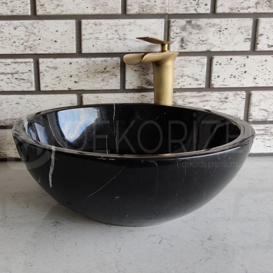 Taurus Black Dish Marble Sink