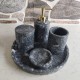 Karaca 5 Pcs Marble Bathroom Set