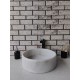 White Cylinder Marble Sink