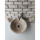 Noche Travertine Cone Marble Sink