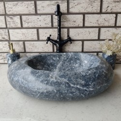 Karaca Black Fat Marble Sink