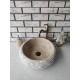 Travertine Wheel Blasting Marble Sink